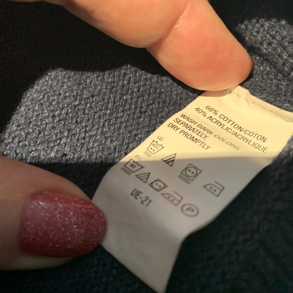 Arrow Navy Blue Sweater - Picture 5 of 6